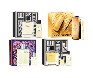 Fragancias para hombre de varias marcas: Set 1 Million de Paco Rabanne (fragancia de 100 ml y de 10 ml)