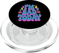 Fragante y Triste Frase «Estoy Triste Hoy», Texto Divertido para Gente Triste y Divertida PopSockets PopGrip para MagSafe