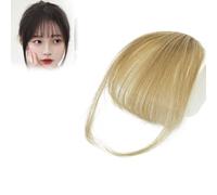 Fragelles Clip in Bangs, Fragelles Hair Bangs, Clip on Bangs, Human Hair Bangs Clip on, Clip in Human Hair Bangs, 3D Clip in Bangs (Ash Gold)