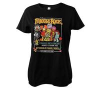 Fraggle Rock Licenciado Oficialmente Concert Camiseta de Mujeres (Negro), Medium
