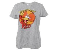 Fraggle Rock Licenciado Oficialmente Red - Fragggrrrl Power Camiseta de Mujeres (Gris Claro), Medium
