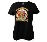 Fraggle Rock Licenciado Oficialmente Worry Another Day Camiseta de Mujeres (Negro), XX-Large