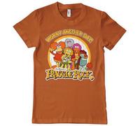 Fraggle Rock Licenciado Oficialmente Worry Another Day Camiseta para Hombre (Naranja quemada), X-Large
