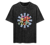 Fraggle Rock Retro Unisex T-Shirt Printed tee Graphic Top Men Black Shirt L