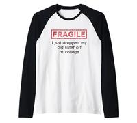 Frágil Acabo De Dejar A Mi Hermana Mayor En La Universidad Hermano Camiseta Manga Raglan