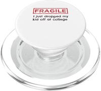Frágil Acabo de Dejar a mi Hijo en los Padres universitarios PopSockets PopGrip para MagSafe