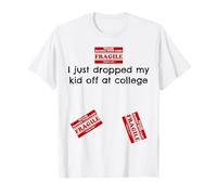 Frágil Colegio Drop Off Humor Vacío Nido Risas Camiseta