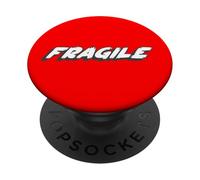 Frágil | Delicado rompible, debe ser italiano ha PopSockets PopGrip Adhesivo