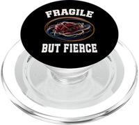 FRAGIL Pero Fiero Empoderamiento Persona Fuerte Emociones Duro PopSockets PopGrip para MagSafe