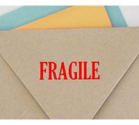 FRÁGIL sello Auto entintado goma Office Small Red tinta Stock Stamp Colop Stamper