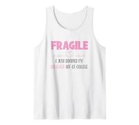 Fragile I Just Dropped My Daughter Off at College Parents Camiseta sin Mangas