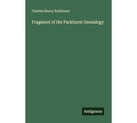 Fragment of the Parkhurst Genealogy