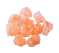 Fragmento de cristal, Piedra de cristal sal naranja, varios tamaños(23cm100g)