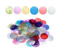 Fragmentos de concha redondos | 100 piezas para creación de joyas, creación de joyas colgantes, para aficionados, artistas mujeres, niñas, estudiantes, arte, boda, , habitación creativa, casa