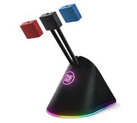 Fragon - citadel rgb mouse bungee con 3 clips de colores, dispositivo