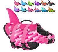 Fragralley Chaleco salvavidas para perro con aleta de tiburón