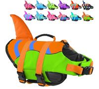 Fragralley Chaleco salvavidas para perro con aleta de tiburón