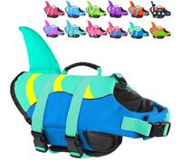 Fragralley Chaleco salvavidas para perro con aleta de tiburón