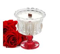 Fragrance Candle in Glass Cup - Aromatic Long Burn Wax Candles, 160g French Classic Soy Candle with 23.5 Hour Burn Time | Decorative Scent Candles for Home Bath, Relaxation, Sleep, Spa, Women, Gift