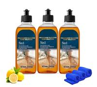 Fragrance Cleaning Care Solution 5 en 1, limpiador de suelos, 5 en 1 líquido, limpiador de suelos de madera, abrillantador y restaurador para un brillo duradero (3, 100 ml)