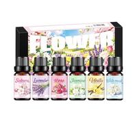 Fragrance Oil - 10ml Calming Aromatherapy Liquid, Flower Scent Diffuser, Relaxing Essential Oil | Home Office Spa, Birthday Gift, Mother's Day, Christmas, Travel Car, Humidifier Refill, Stress R