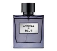 Fragrance World Canale Di Blue Eau de Parfum pour Homme, 50 ml, Notas de Pomelo, Limón y Pimienta Rosa