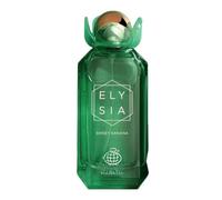 Fragrance World Elysia Sweet Banana Eau de Parfum para mujer, botella de cristal de 100 ml, perfume afrutado de lujo, modelo Varakh Gold