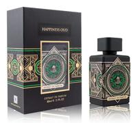 Fragrance World Perfume unisex Happiness Oud Extrait De Parfum Edp de 80 ml | Perfumes aromáticos para hombres y mujeres Exclusivo I Perfume de lujo fabricado en EAU