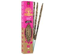 Fragrances & Sens - Varillas de incienso de rosa natural Herbio, hechas a mano, certificado Ecocert, larga duración de combustión (60 min)