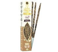 Fragrances & Sens - Varillas de incienso natural de vainilla Herbio, hechas a mano, certificado Ecocert, larga duración de combustión (60 min)