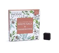 Fragrancia Aromafume - Ladrillos de incienso de salvia blanca e incienso (1 caja = 9 ladrillos)