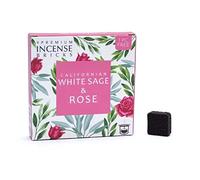 Fragrancia Aromafume White Sage & Rose Incienso Ladrillos (1 caja = 9 ladrillos)