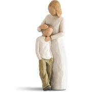 Frahou Adorno de resina de recuerdo familiar para mamá e hijo, para salón, dormitorio, escritorio.