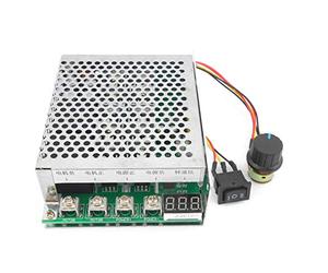 Frahou DC 10-55 V 100 A 3000 W Motor Regulador de número giratorio PWM Control Reversible Control de avance y Revolución Regulador