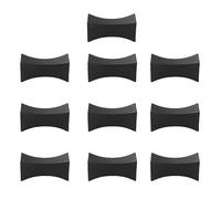 Frahou Juego de 10 palillos pequeños para comer, color negro
