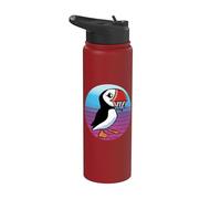 Frailecillo Aves Aves marinas Islandia Amantes de los Stainless Steel Insulated Water Bottle