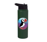 Frailecillo Aves Aves marinas Islandia Amantes de los Stainless Steel Insulated Water Bottle