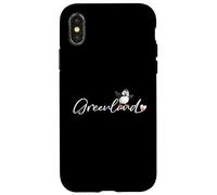 Frailecillo de Groenlandia con Bandera de corazón - Lindo Recuerdo ártico Carcasa para iPhone X/XS