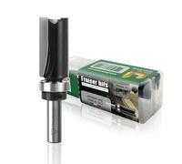 Fresa para fresadora vertical con cojinete para fresadora vertical, vástago 8 mm, con dos cortantes rectos (D=16, I=32, s=8)