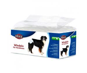 Fraldas Descartáveis p/ Cadelas (12uni.) - Tamaño: S/M