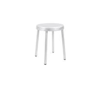 FRAMA Taburete redondo Tasca Aluminio. altura: 46 cm