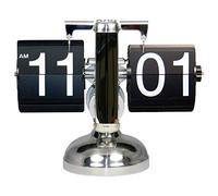 Framan Flip Clock Retro Relojes de Sobremesa Modernos. Cuarzo, Base de Metal y láminas de plástico