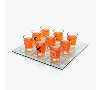 Framan Juego Tres en Raya con chupitos de Cristal