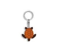 Framan Llavero de Madera de Animales Acuáticos, varios modelos. Hecho a Mano, Producto Sostenible. (Tortuga Marina)