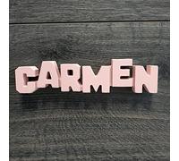 Framan MDF Personalizado con Nombres, Letras de Madera Decorativas con Nombres de Chico o Chica (Carmen)