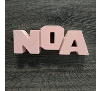 Framan MDF Personalizado con Nombres, Letras de Madera Decorativas con Nombres de Chico o Chica (Noa)