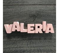 Framan MDF Personalizado con Nombres, Letras de Madera Decorativas con Nombres de Chico o Chica (Valeria)