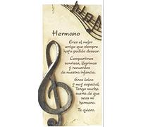 FRAMAN PERGAMINO DE Piedra LABRADA con Textos para Ocasiones Especiales, Original Y ECONÓMICO. Especial Hermano