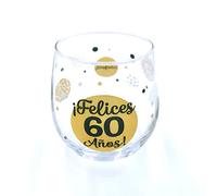 Framan Vasos para celebrar cumpleaños con números de las edades (60 años)