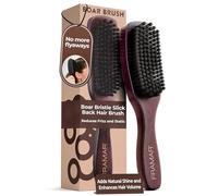 FRAMAR Cepillo Cerdas Jabali - Cepillo Pelo Antirotura, Cepillo Pulidor Cabello, Peine Cerdas Jabali, Cepillos Pelo, Hair Brush, Escova Cabelo, Para Mayor Volumen y Brillo - Terciopelo Marrón
